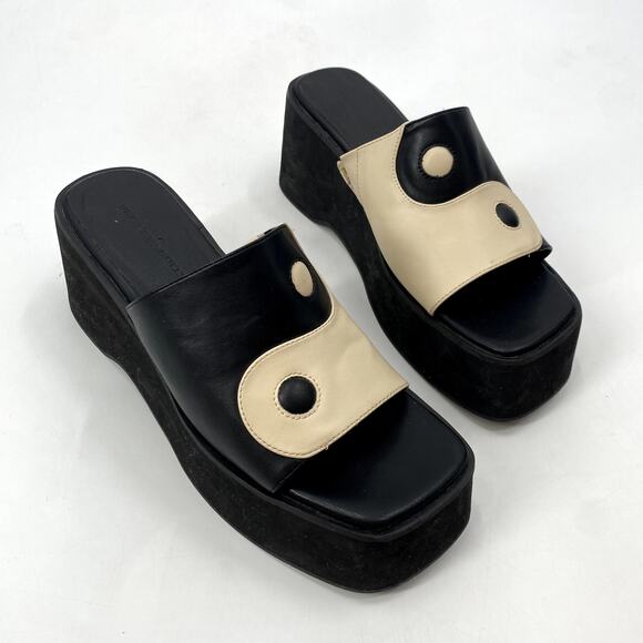 Princess Polly Yin Yang platform sandals - Picture 2 of 5